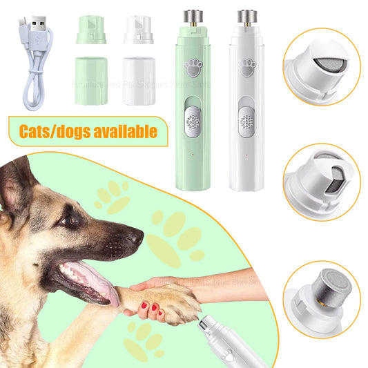 🐾 Furleno™ Quiet LED Pet Nail Grinder
